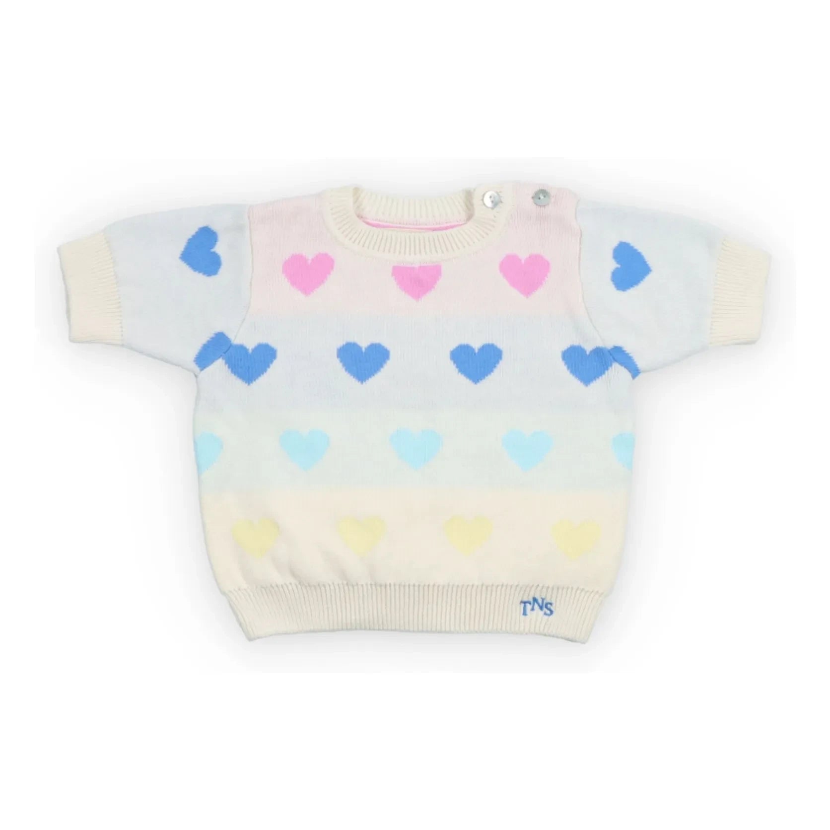 the new society - Jersey con estampado de corazón Pinpilin | Crudo
