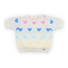 the new society - Jersey con estampado de corazón Pinpilin | Crudo