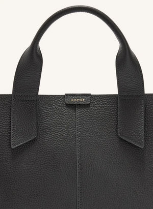 Soeur - Bolso de Cuero Suave | Acero