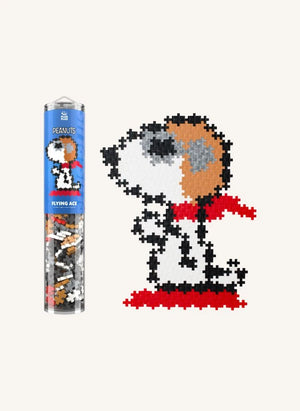 Plus-Plus - Snoopy Aviator Tube - 275 piezas - Plus-Plus x Peanuts | Blanco