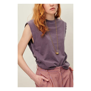 Sessùn - Camiseta de algodón Orlando | Morado