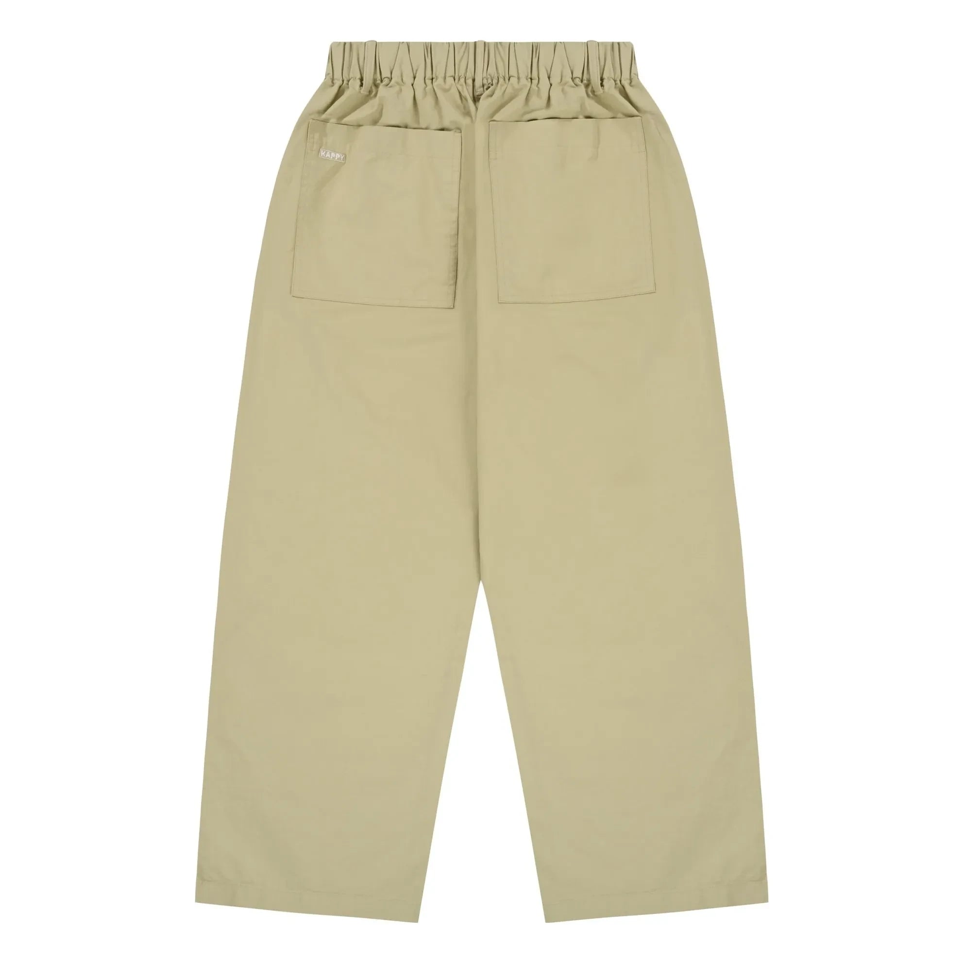 Kappy - Pantalones Anchos con Pliegues | Beige