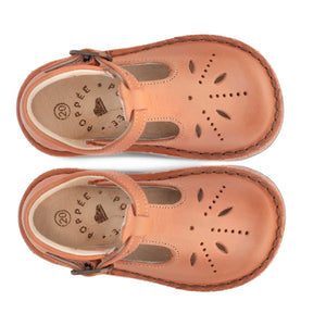 Poppée - Zapatos Mary Jane con Tacón Bajo | Camel