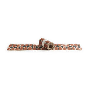 Le Monde Sauvage - Friso Superfrise Vertebra Sienne - Set de 9 hojas | Terracota