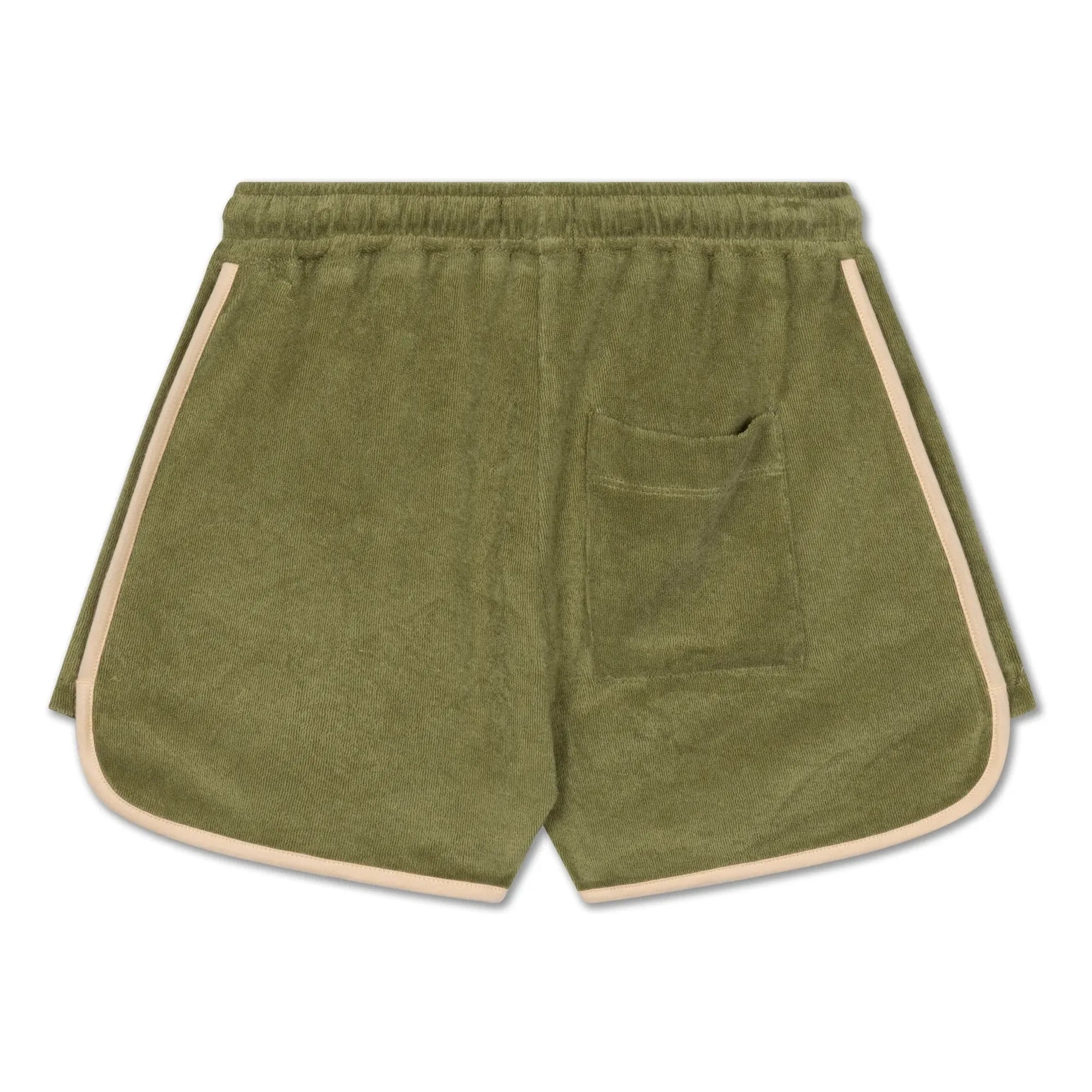 Repose AMS - Pantalón corto jogger de toalla de algodón orgánico | Caqui