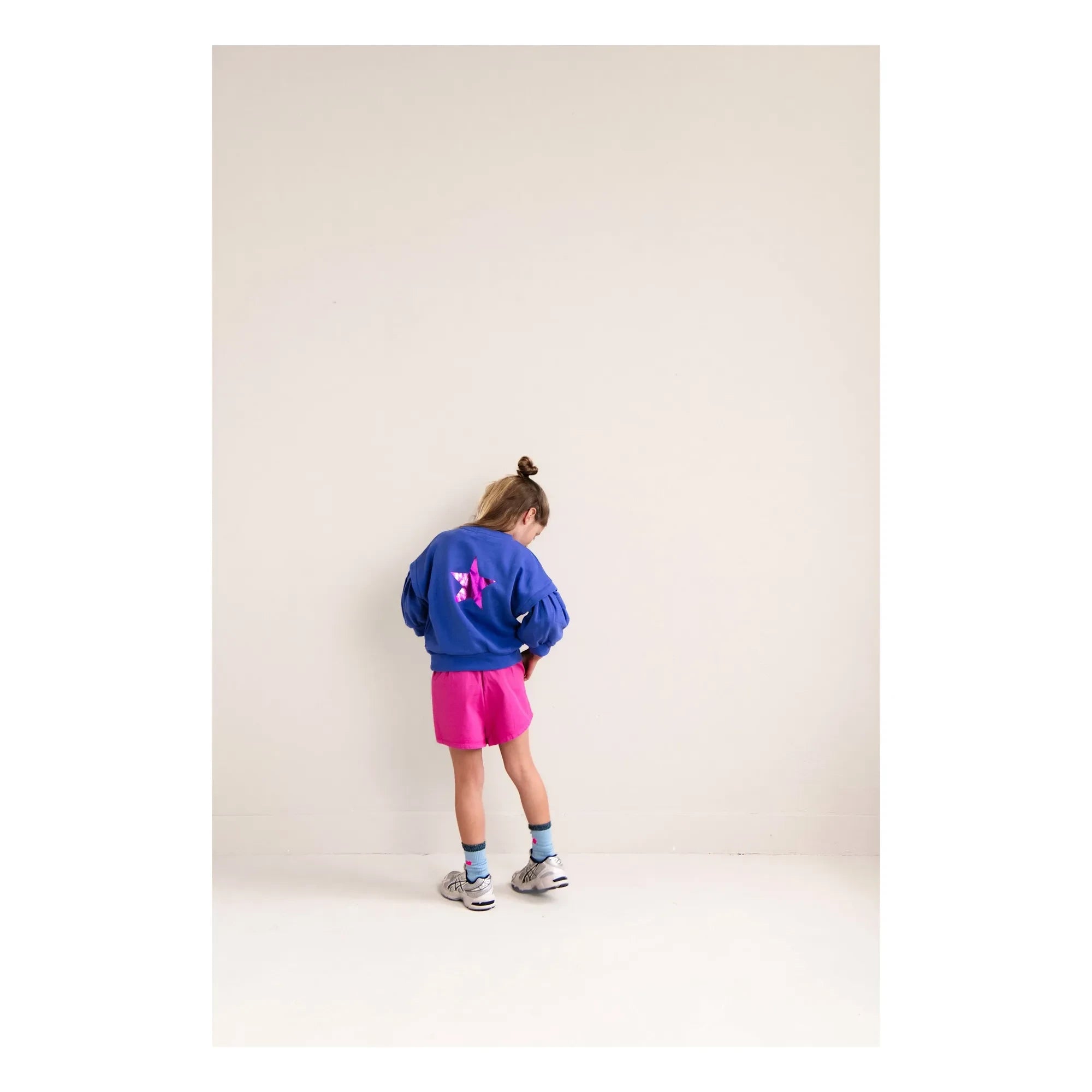 Jenest - Shorts de algodón orgánico Lou | Fucsia