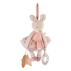 Moulin Roty - Peluche de actividades ratón - Pequeña escuela de baile