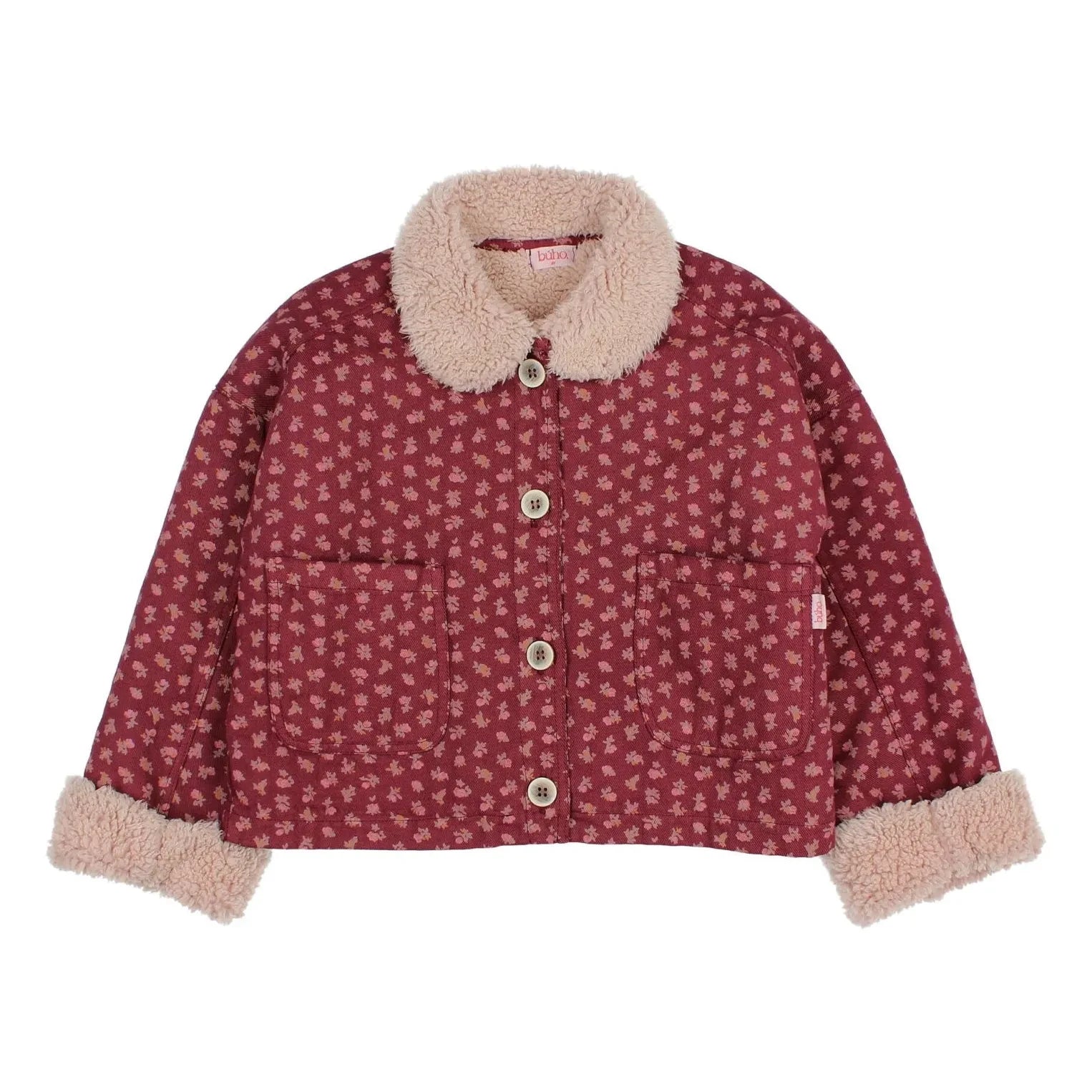 Búho - Chaqueta Cottage Fleuri | Burdeos
