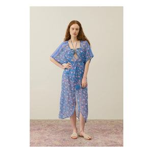 Louise Misha - Kimono Chill Algodón Orgánico - Colección Mujer | Azul