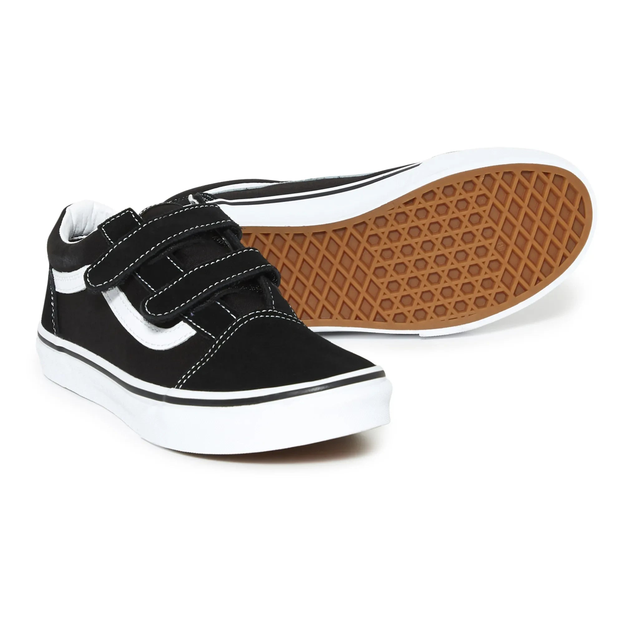 Vans - Old Skool Velcro Zapatillas | Blanco