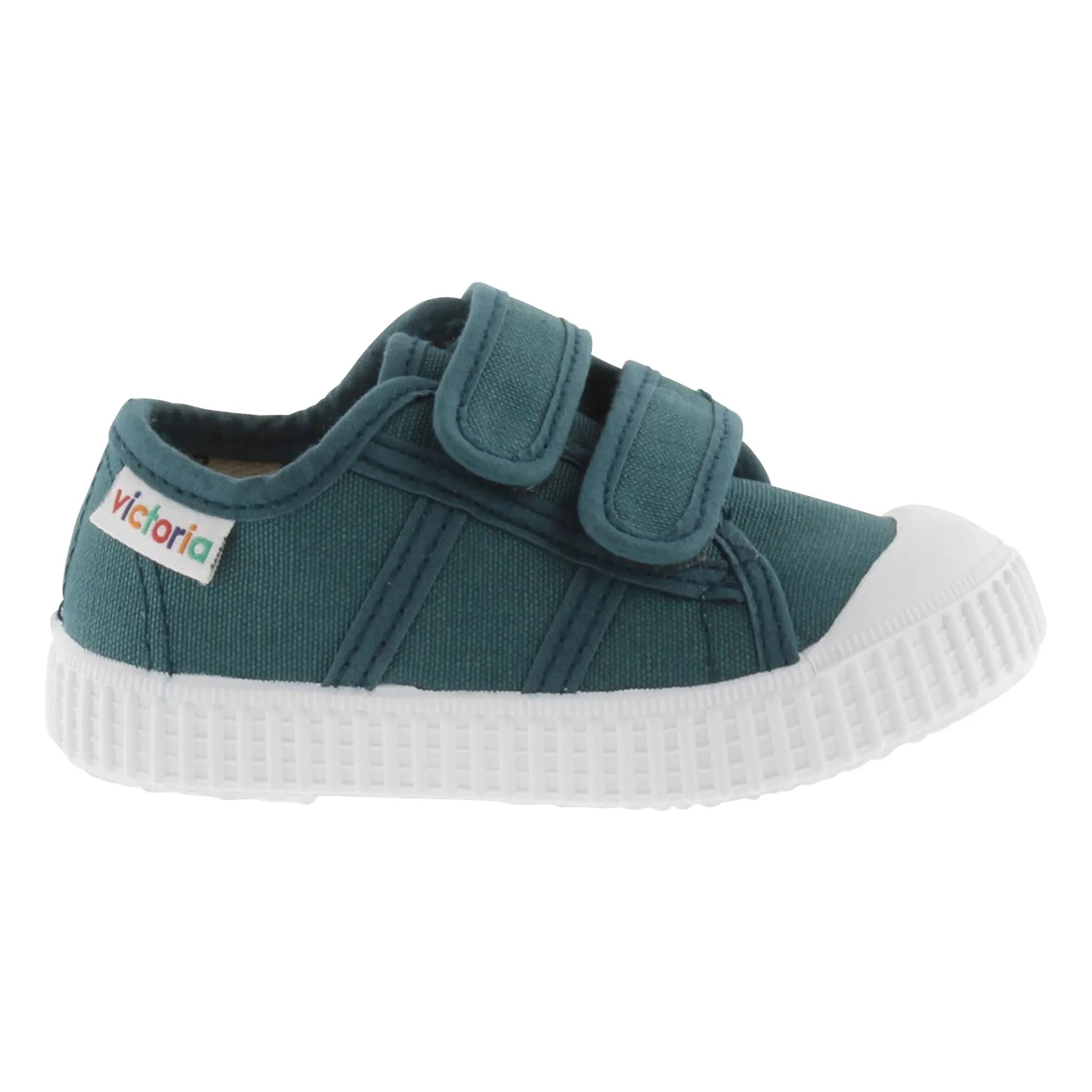 Victoria - Zapatillas Lona Scratch | Azul pavo real