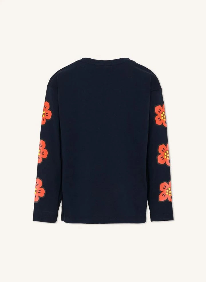 Kenzo - Flowers T-shirt | Gece mavisi