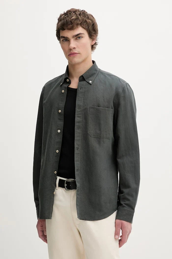 Camisa de lino de hombre Marc O'Polo