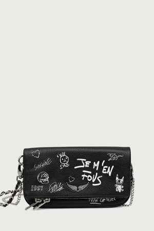 Bolso bandolera de piel para mujer