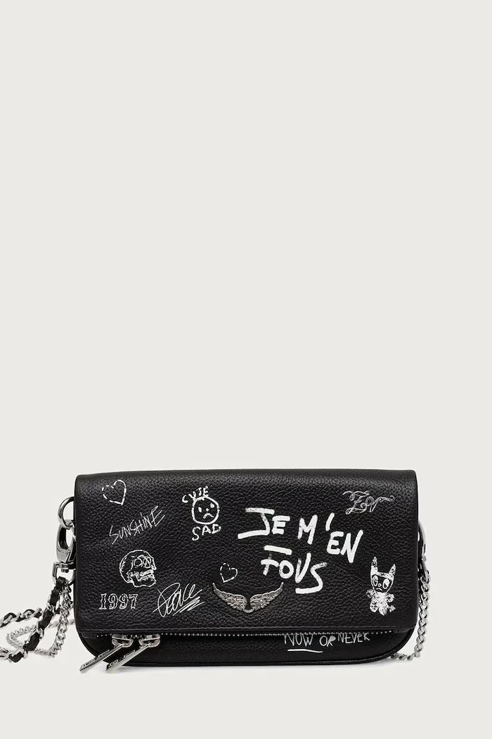 Bolso bandolera de piel para mujer