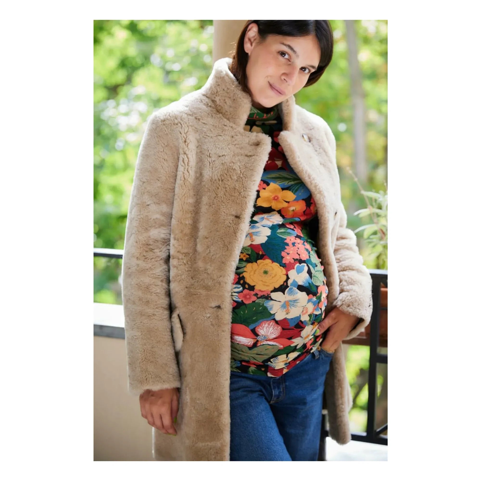 Paloma Collection - Top de embarazo Mathilda Berries | Verde