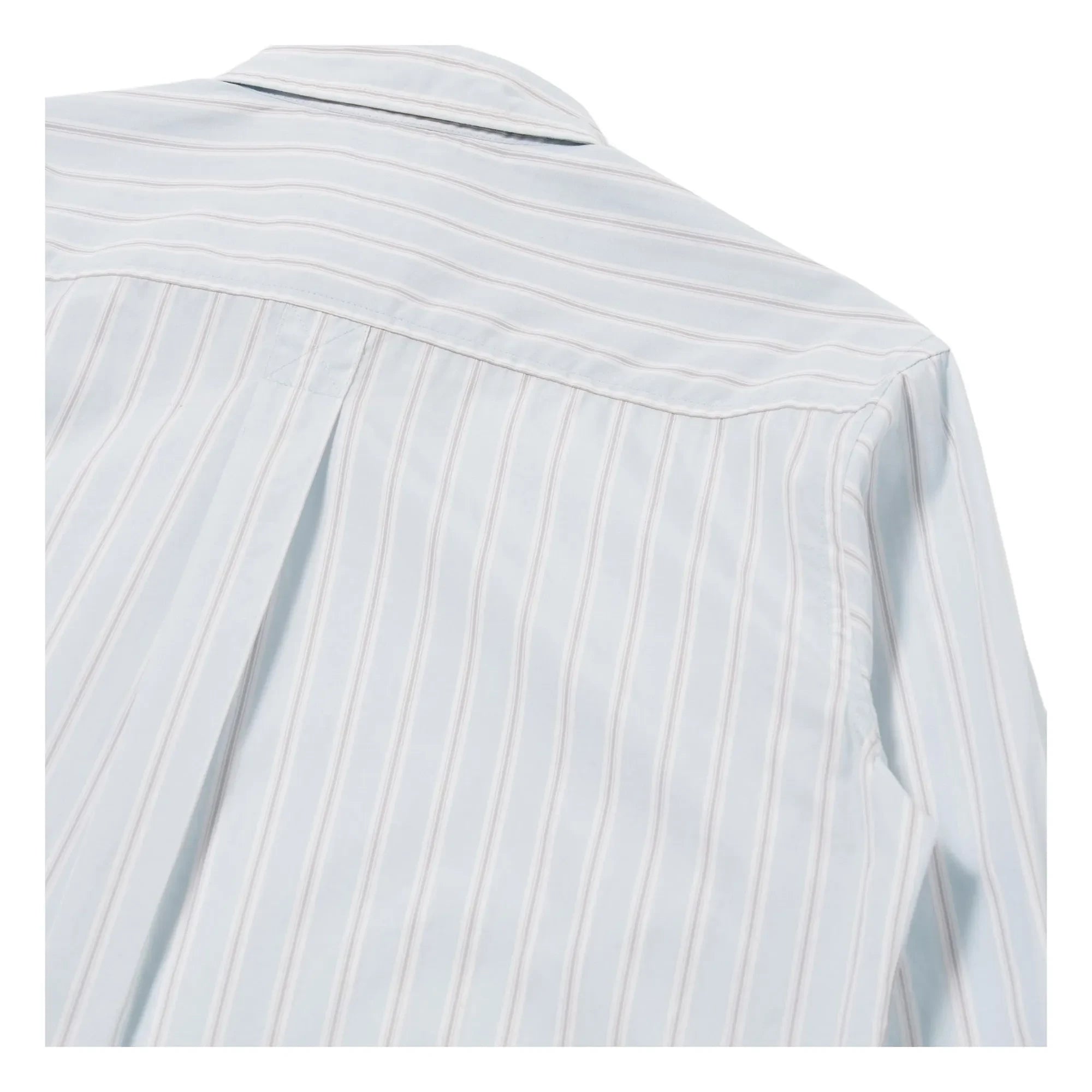 Universal Works - Camisa a rayas Lazy Day | Azul claro