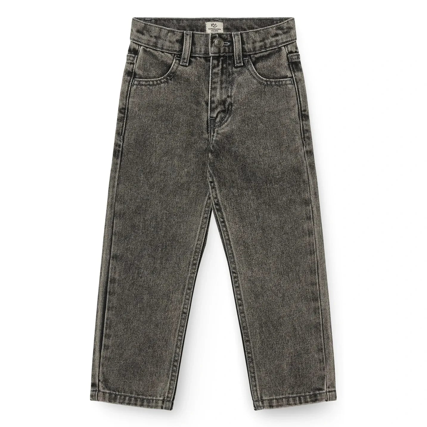 Copenhagen Colors - Jeans desgastados de algodón orgánico | Gris oscuro