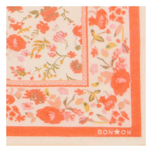 Bonton - Foulard con estampado floral Foulindienne | Rojo
