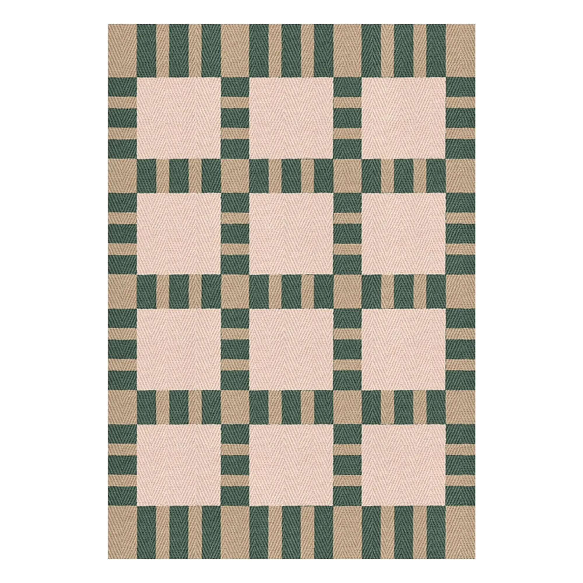 Layered - Alfombra de yute para desayunos tardíos, Evelina Kroon | Verde