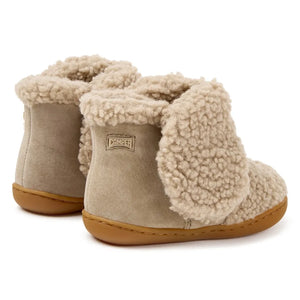 Camper - Twins Rabbit Sherpa Botas | Beige