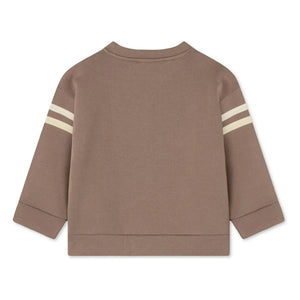 Fliink - Alvin organik pamuklu sweatshirt | Koyu kahverengi