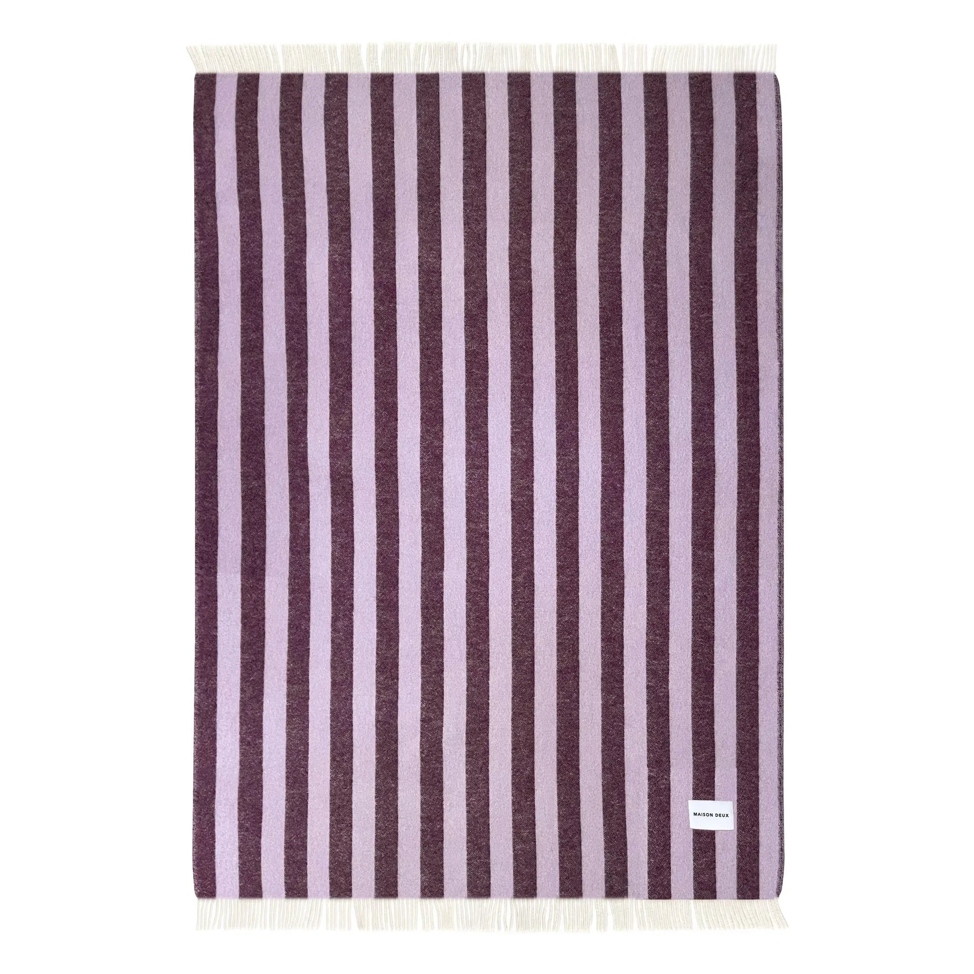 Maison Deux - Manta de lana Candy Wrap | Lila