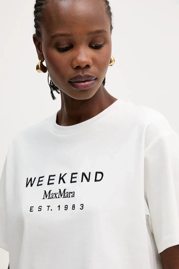 Camiseta de algodón Weekend Max Mara SABATO