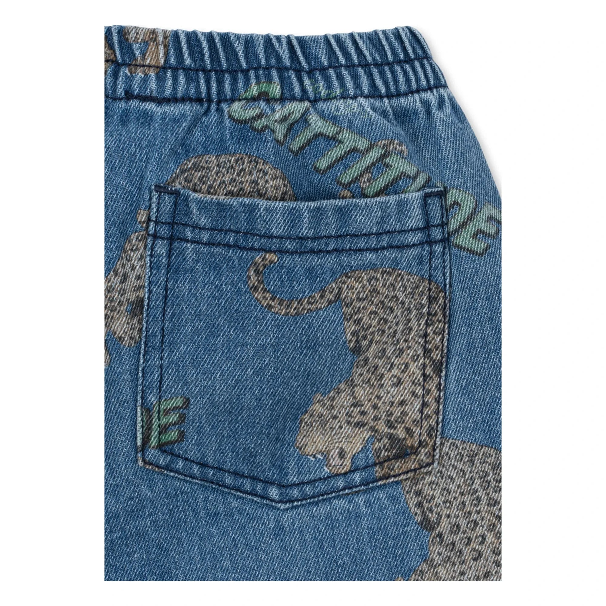 Konges Sløjd - Jeans Cheetahs Magot de Algodón Orgánico | Azul