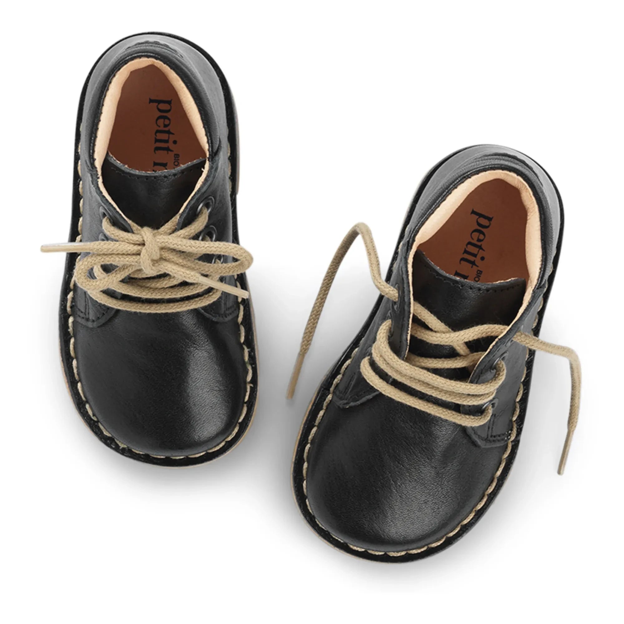 Petit Nord - Botines clásicos con cordones | Negro