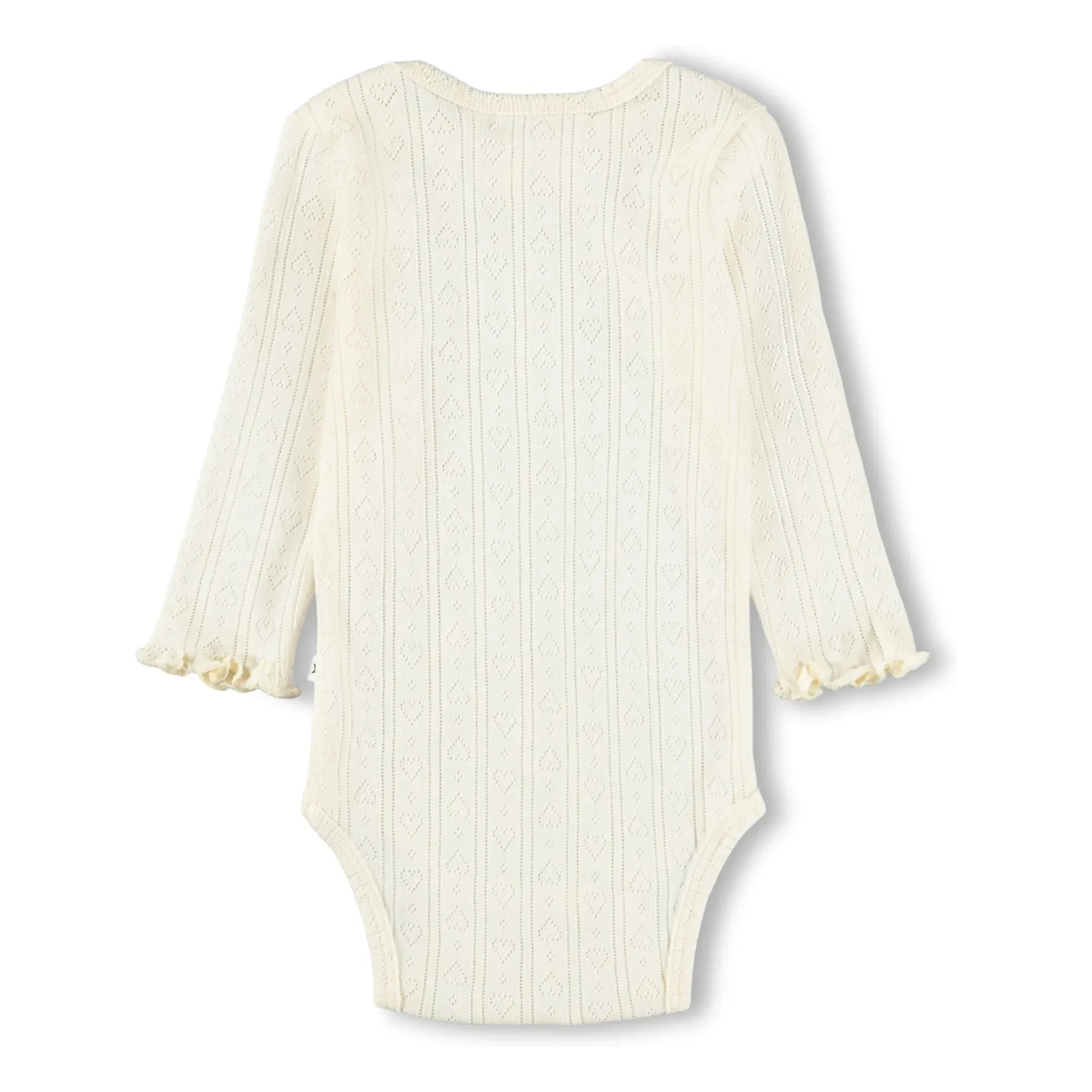 Molo - Foss Body Hearts Algodón Orgánico | Marfil