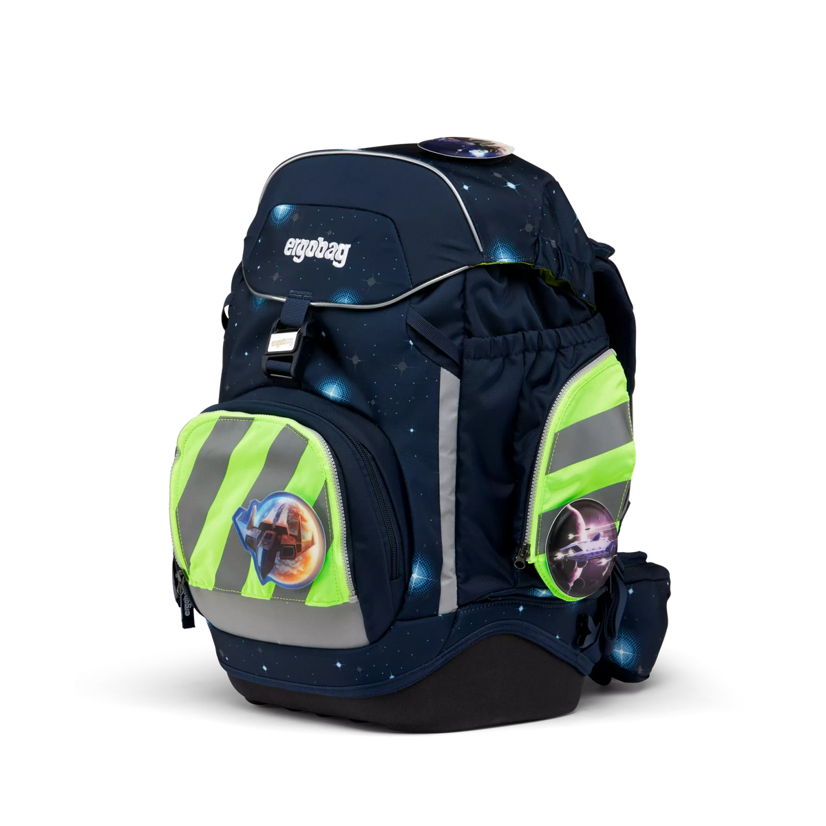 Ergobag - Zip-Set with reflective Stripes Green