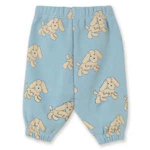 Tinycottons - Pantalón deportivo de algodón orgánico para perro bebé | Azul claro