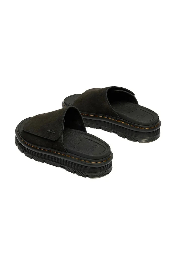 Dr. Martens Pantufla de plataforma de gamuza ZebZag Slide