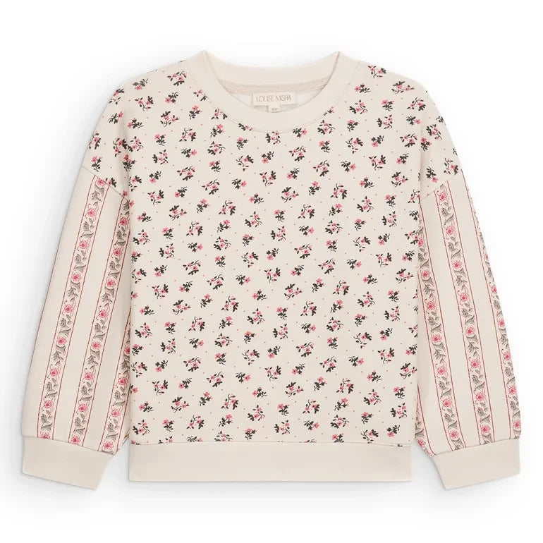 Louise Misha - Rosalia organik pamuklu sweatshirt | Krem