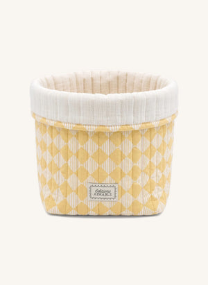 Editions Aimable - cesta de almacenamiento Paul | Harlequin Poplin