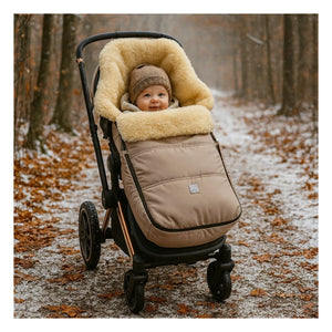 Kaiser - Saco universal para silla de paseo Dublas 2.0 de piel de cordero | Beige