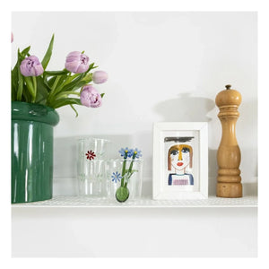 &Klevering - Vasos Flora - Set de 2 | Rojo