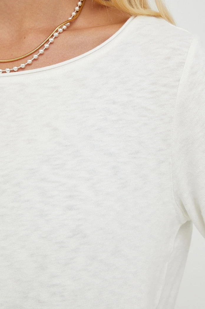 Marc O'Polo Blusa de algodón de manga larga para mujer DENIM