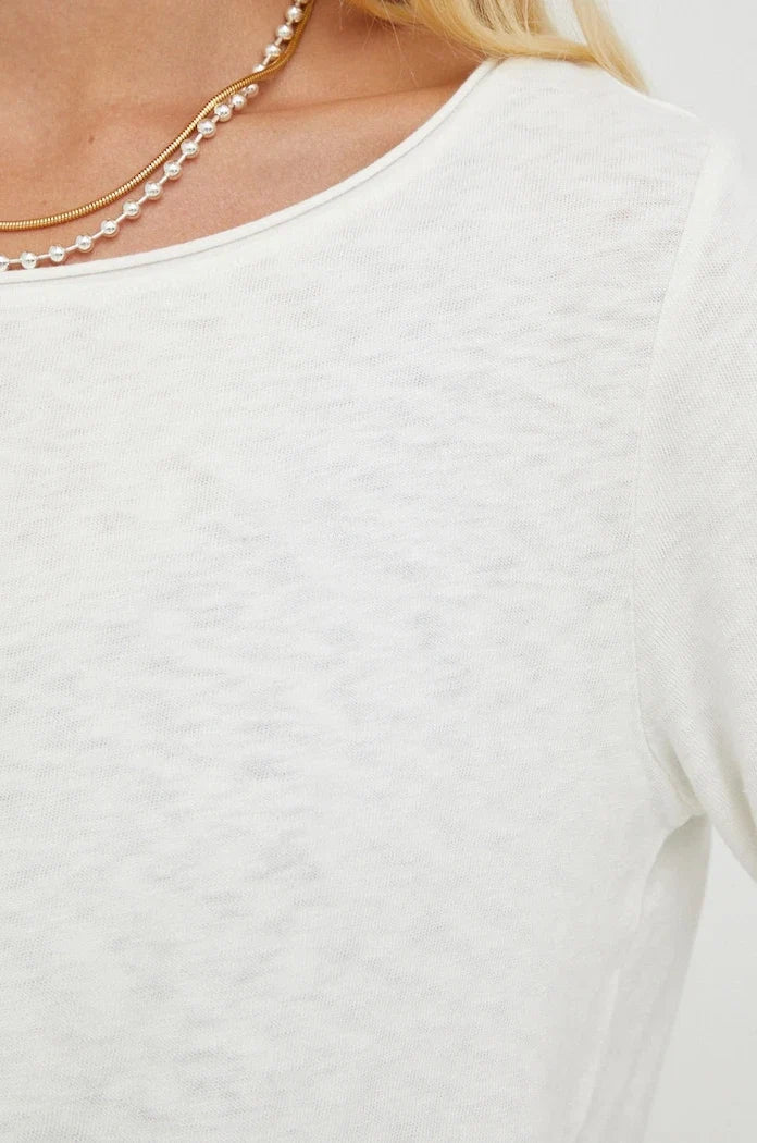 Marc O'Polo Blusa de algodón de manga larga para mujer DENIM