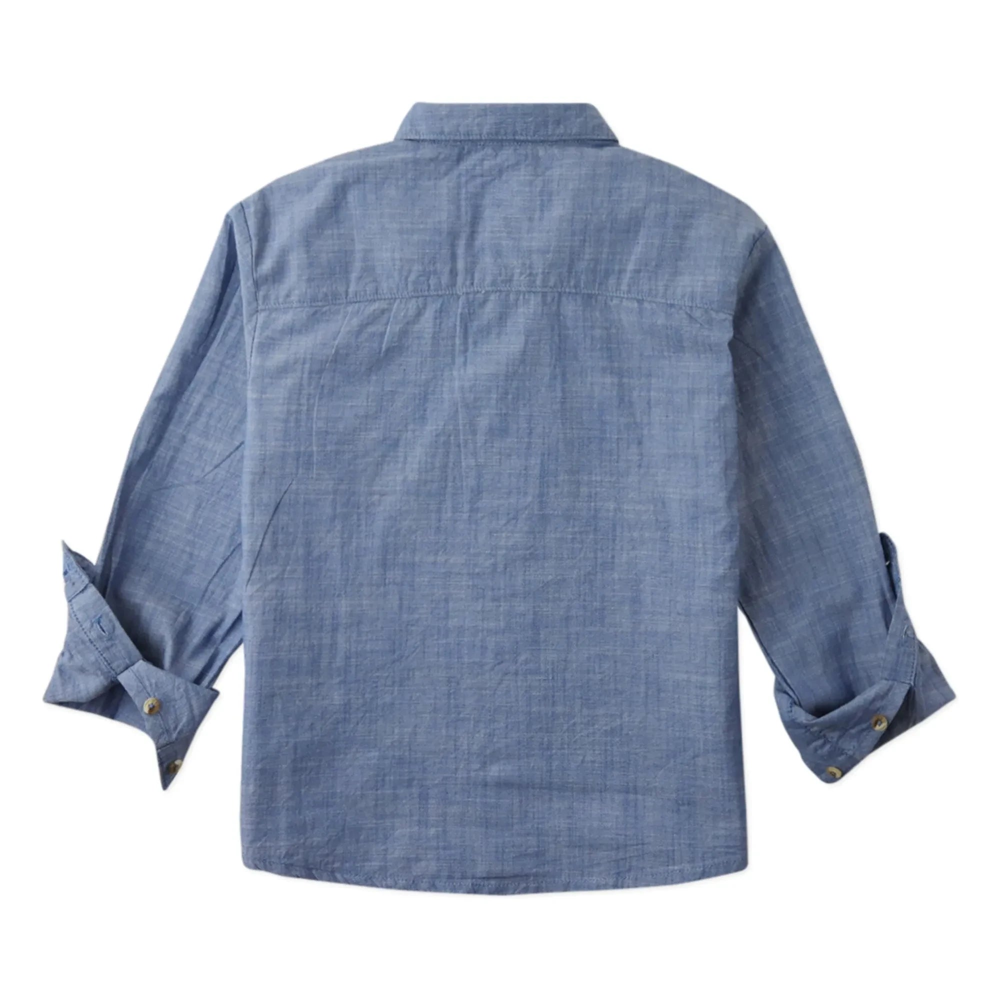 Gingersnaps - Camisa Chambray Bordada Lewis | Azul