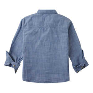 Gingersnaps - Camisa Chambray Bordada Lewis | Azul