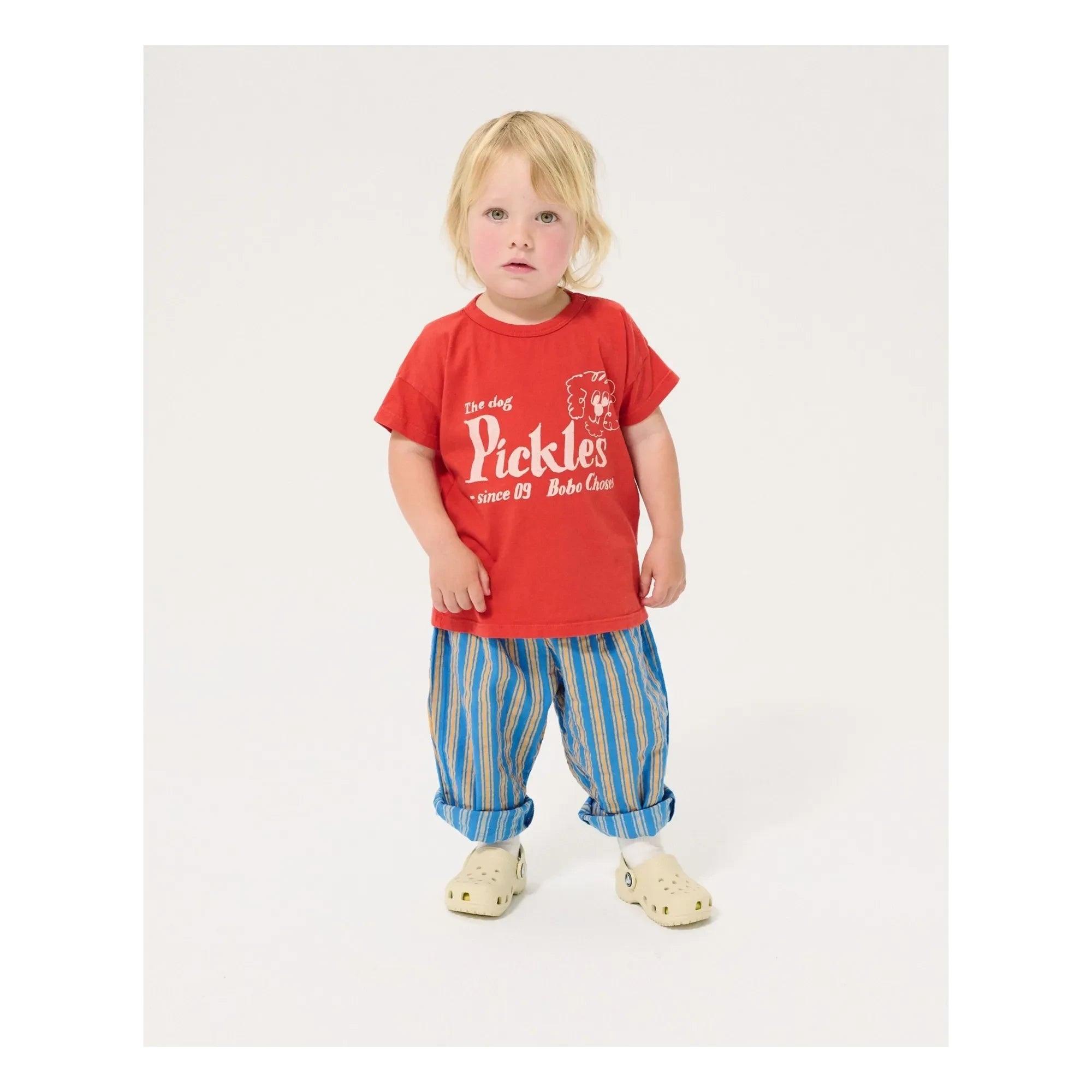 Bobo Choses - Pantalón de rayas azules
