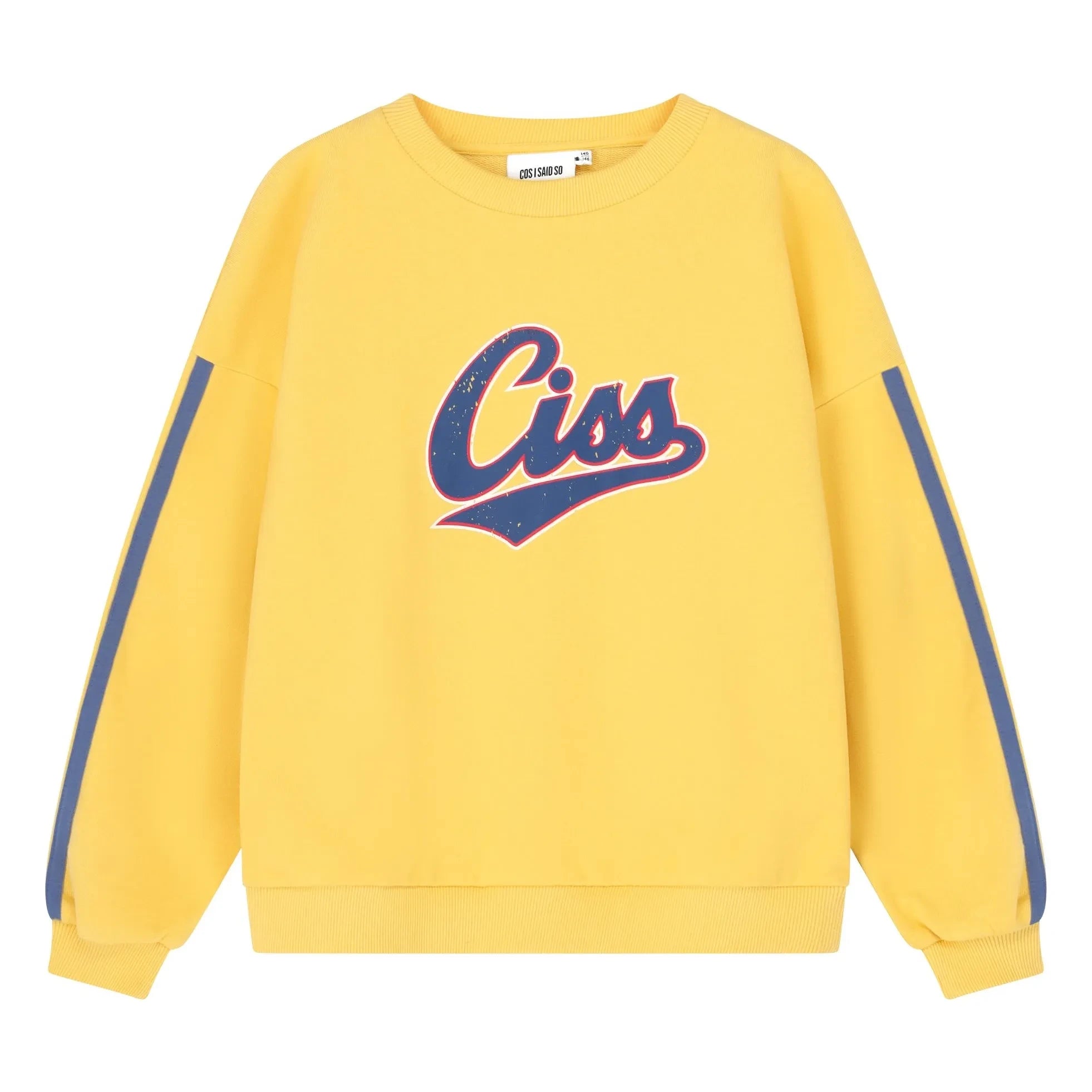 Cos I Said So - Sudadera de algodón orgánico Ciss | Amarillo