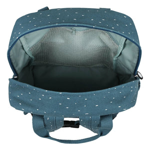 Trixie - Mochila Grande Sr. Triceratops | Gris azulado