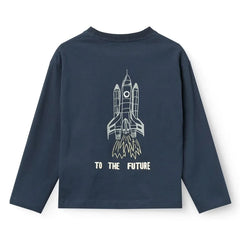 Copenhagen Colors - Organik Pamuk Rocket T-Shirt | Lacivert