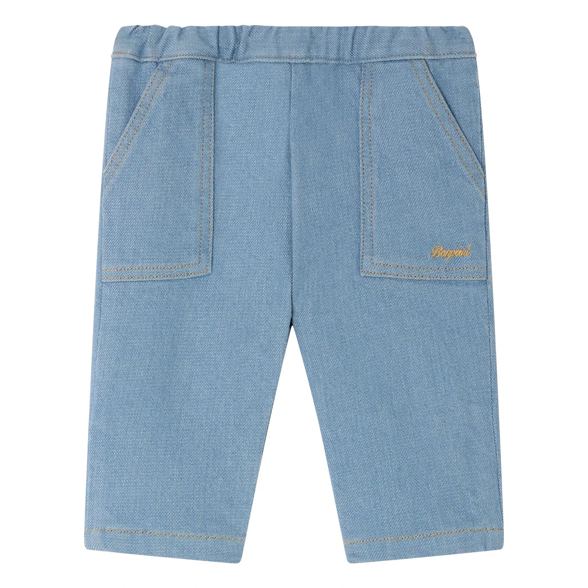 Bonpoint - Thursday Organik Pamuklu Jeans | Gri mavi