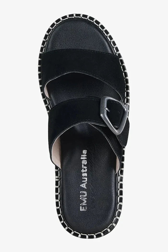 Chanclas planas de ante Scarlet para mujer de Emu Australia
