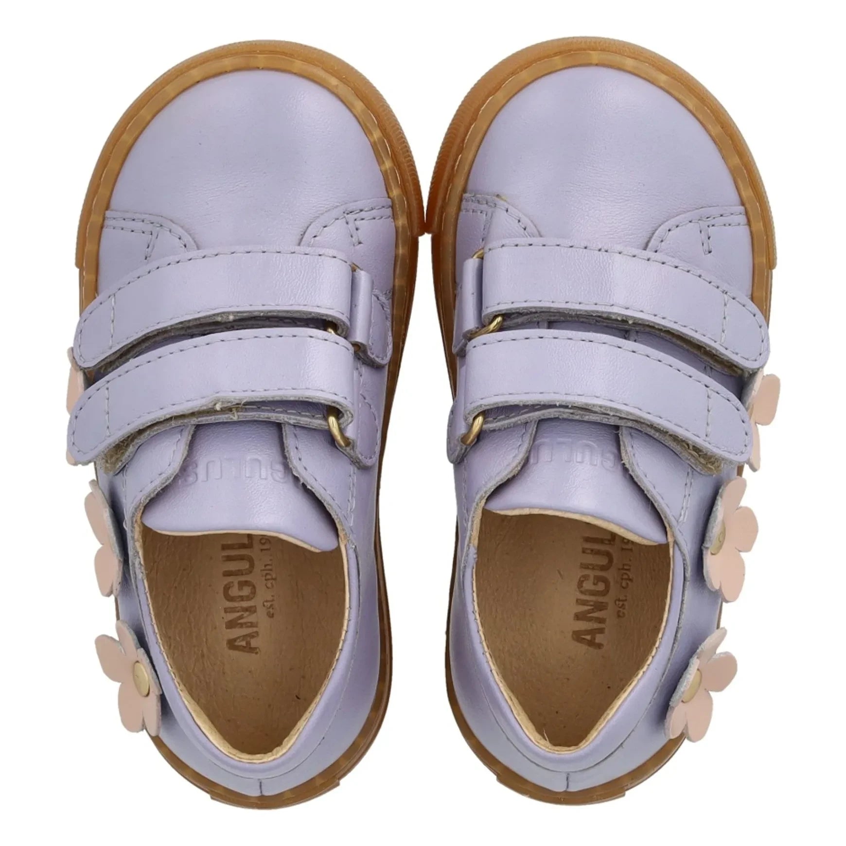 Angulus - Zapatillas florales de doble raya | Lila
