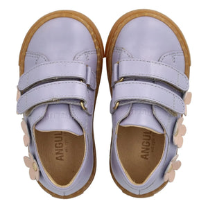 Angulus - Zapatillas florales de doble raya | Lila